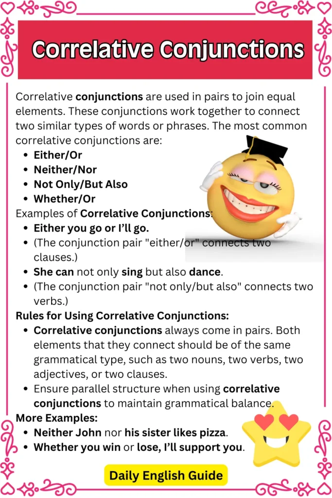 Correlative Conjunctions