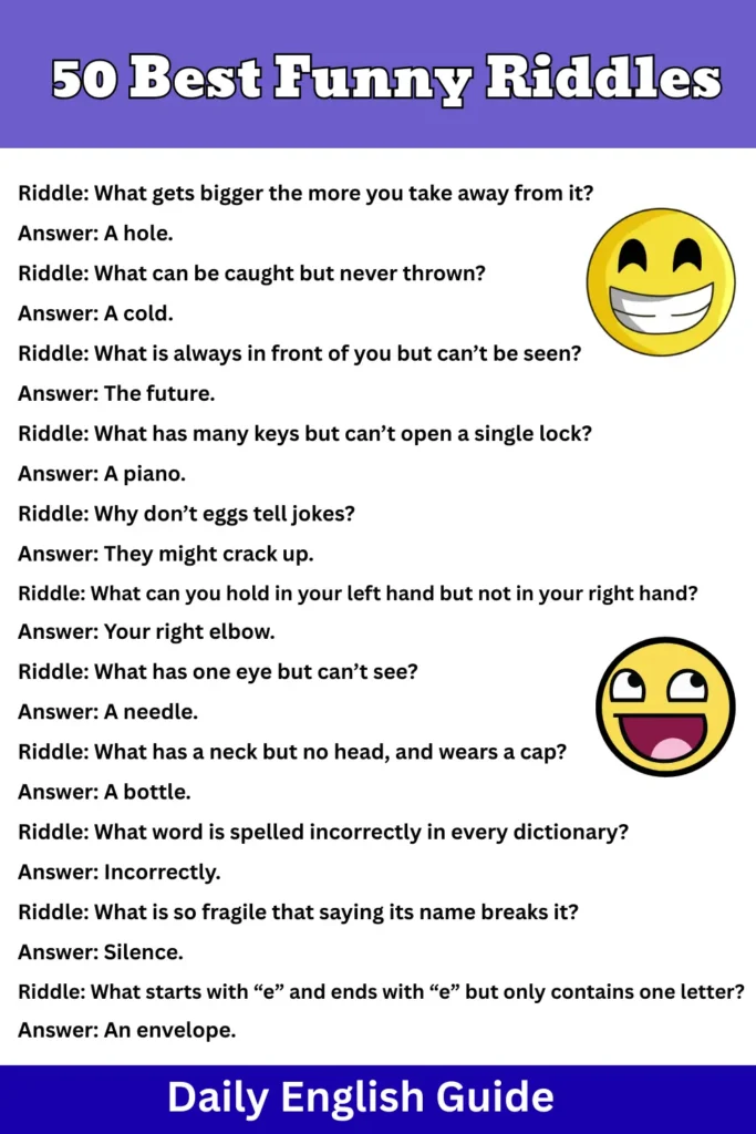 43 Best Funny Riddles