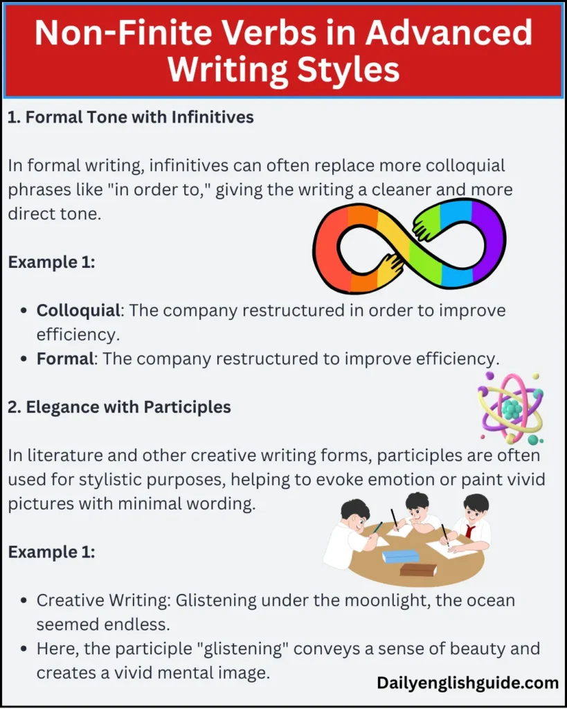 Non-Finite Verbs in Advanced Writing Styles