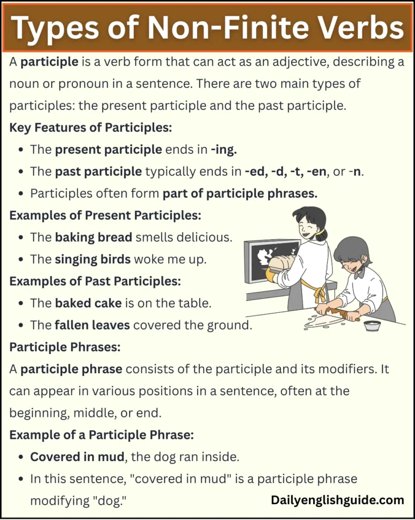 Types of Non-Finite Verbs